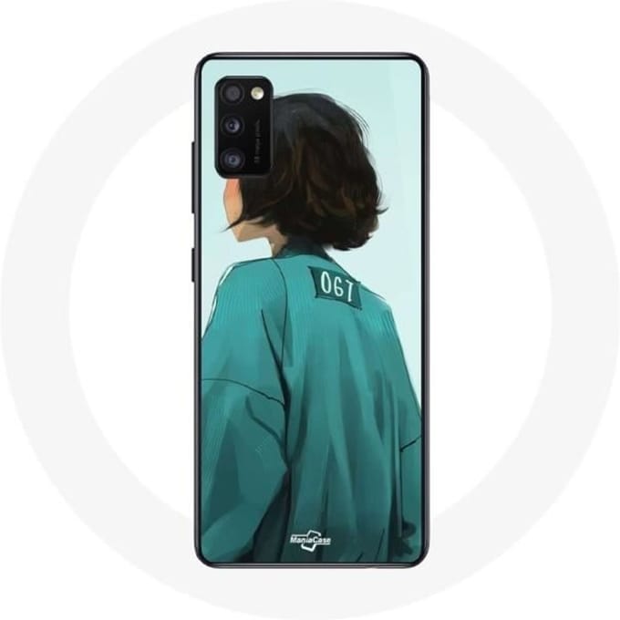 Samsung Galaxy A41 hoesje Inktvis Game Kang Sae Byeok nummer 067 art