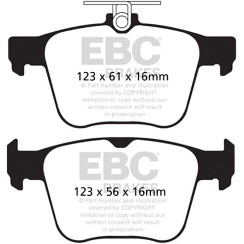 High performance remblokkenset EBC BRAKES DP52173NDX