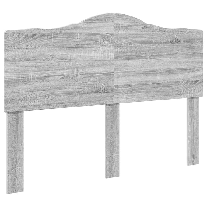 vidaXL Hoofdbord Grijs Sonoma Bewerkt hout