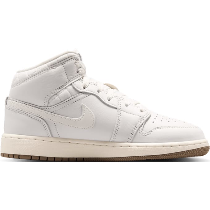 Jordan Aj1 Mid Kindersneakers - Zwart - Maat 40 - Mesh/Synthetisch
