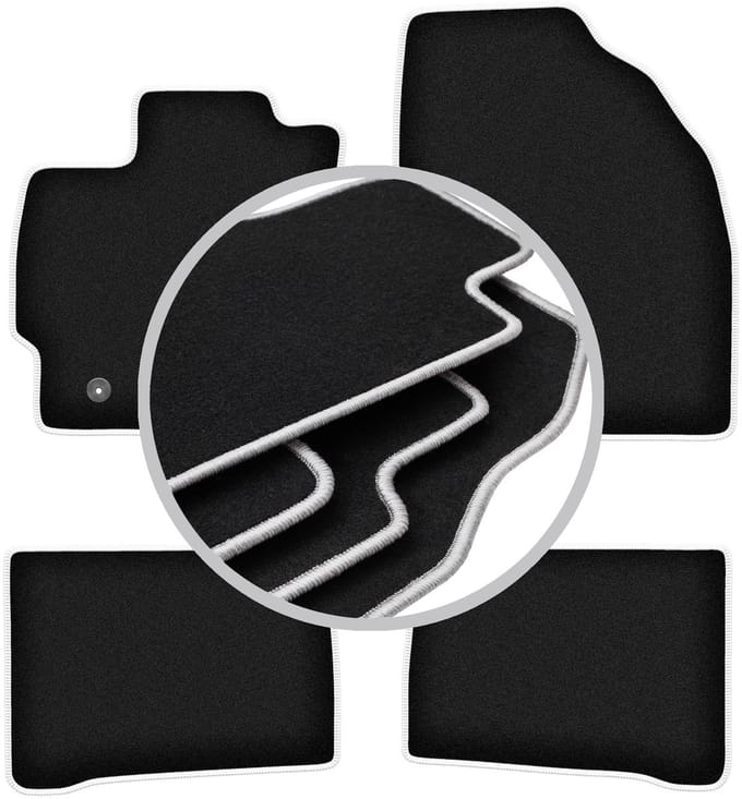 CARLUX-SILVER automatten voor: Toyota Prius III hatchback (2009-2011)
