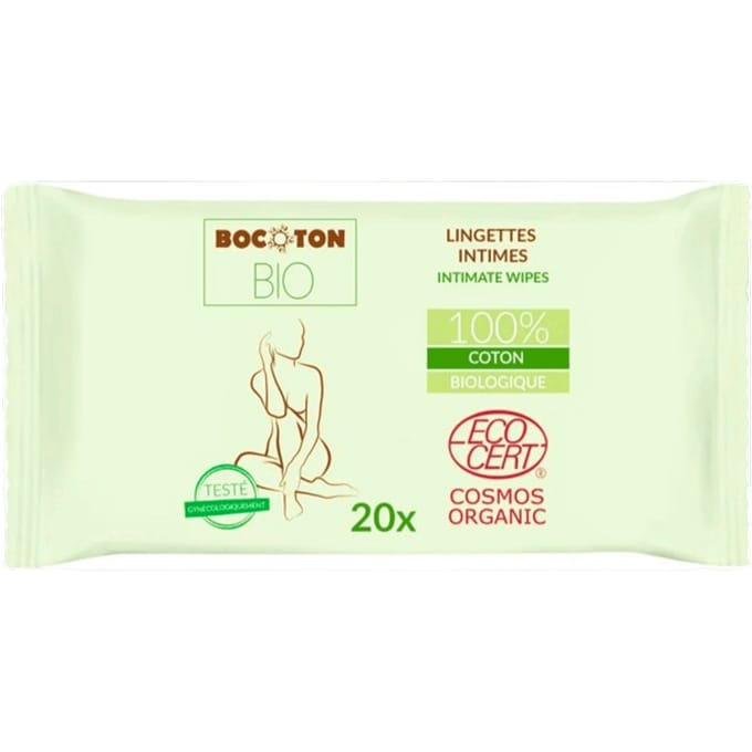 Bocoton Organic Intimate Wet Wipes 20 st