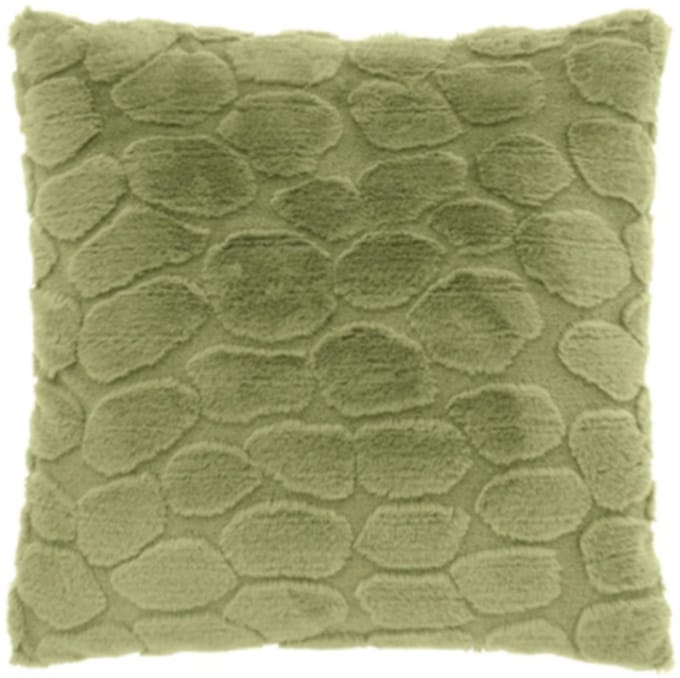 Unique Living kussen Daaf tea green 45 x 45 cm