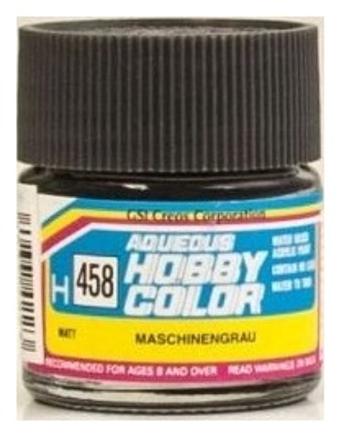 Gunze H-458 - Machine Gray - Mr. Hobby Aqueous Modelbouwverf 10ml