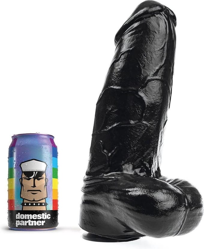 Domestic Partner - Panzer X-Large - Dildo - 29 x 8.5 cm - Zwart