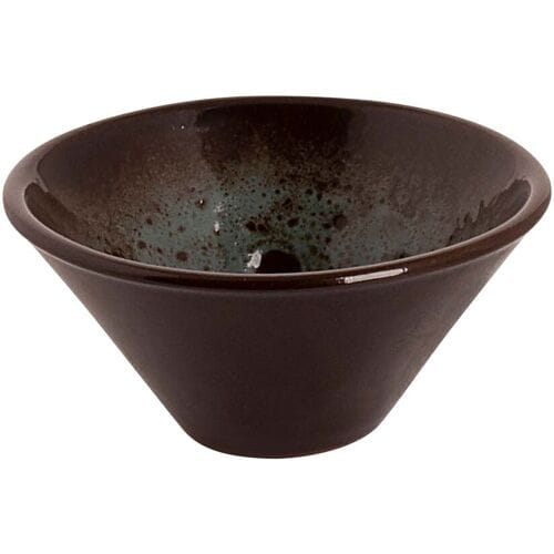 GGM Gastro (48 Stück) TURKEY - Schale - Ø 80mm 50ml - Braun / blau