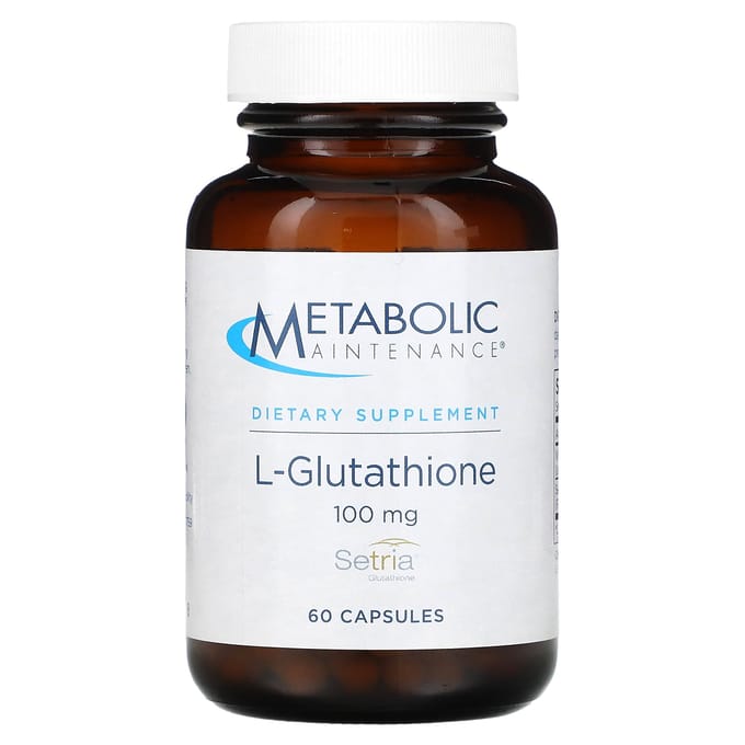 Metabolic Maintenance, l-glutathion, 100mg, 60 capsules