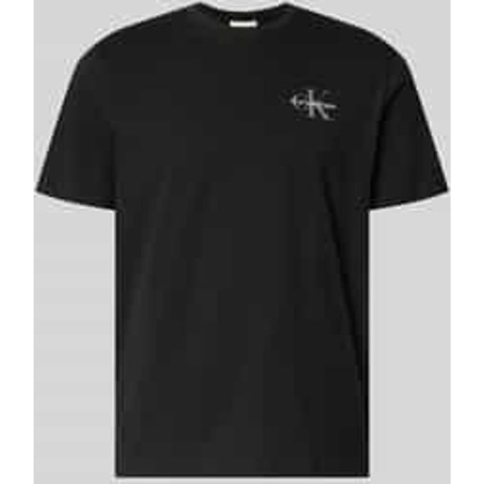 Calvin Klein Ss 30s Classic Micro Tee Black/black Taglia: S | Magliette basic Outlet | Uomo | Nero