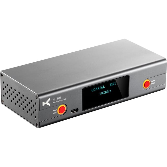 XDuoo MU604 décodeur de préampli de décodage Audio numérique DAC haute Performance ES9018K2M * 2 puce DAC USB US Plug gris