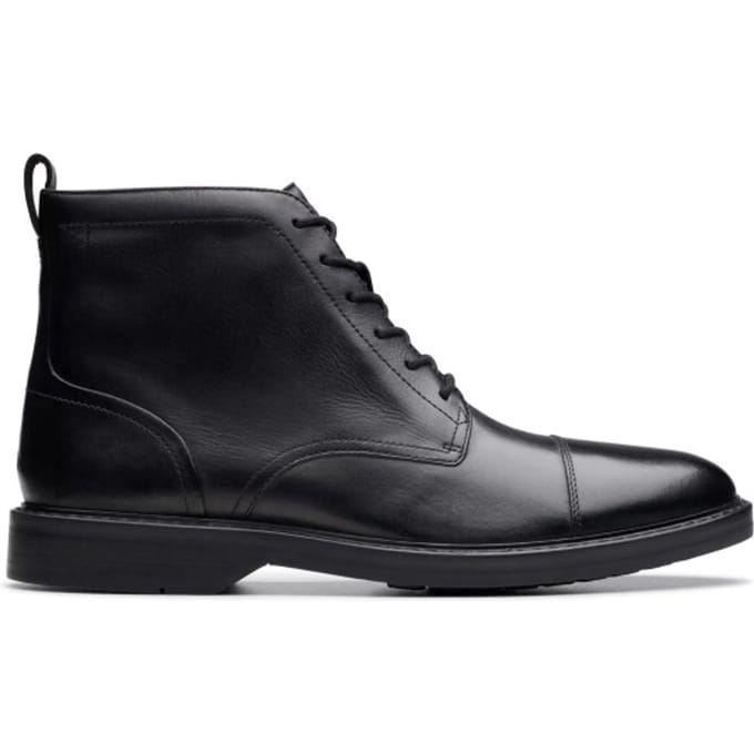 Clarks Aldwin Cap - heren laars - Zwart - maat 41 (EU) 7 (UK)
