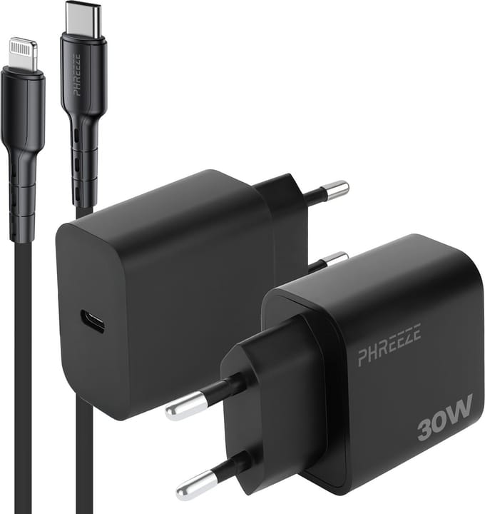 30w usb C adapter geschikt voor iPhone en iPad met Lightning kabel - Snellader - 1 meter