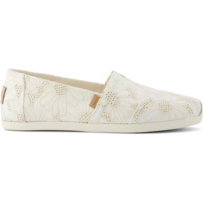 Bloemenmotief espadrilles dames Toms Classic