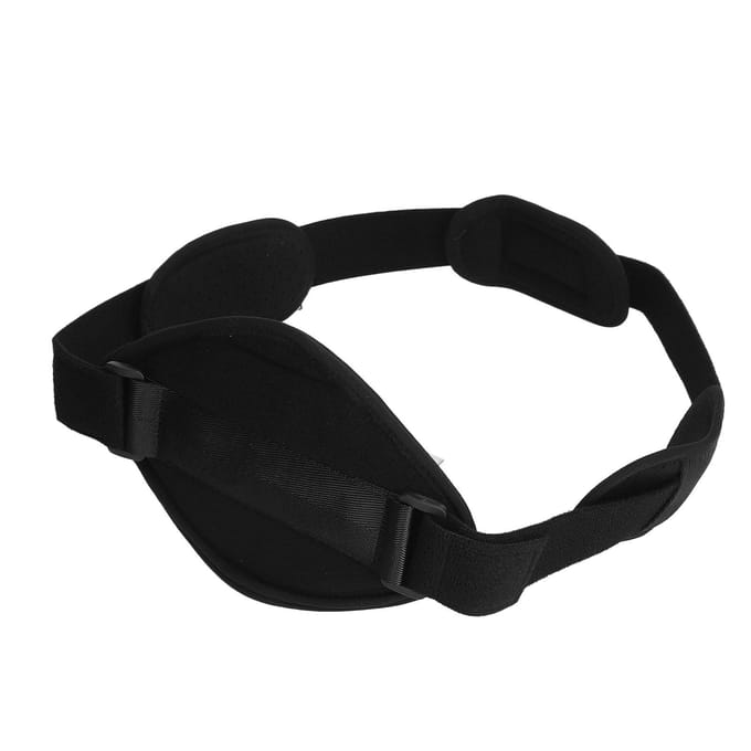 Gebroken Ribbenband Fixatie Afneembaar Ademend Comfortabel Vermindert Pijn Elastische Ribondersteuning black