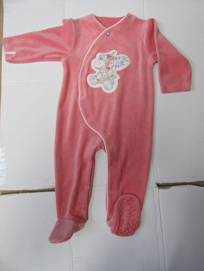 Noukie's - Pyjama - Velour - Lola in - 74 9 maand - Rose