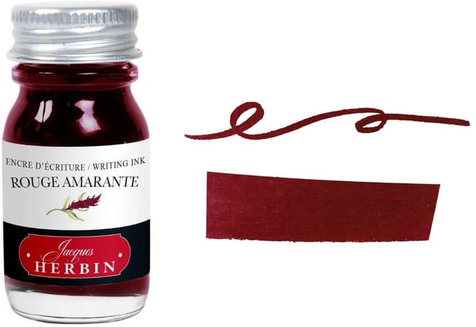 Jacques Herbin Vulpen Inkt - Rouge amarante - Rood - 10 ml