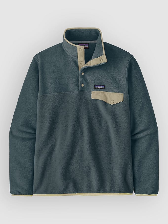 Patagonia LW Synch Snap-T Half-Zip Fleece Trui blauw