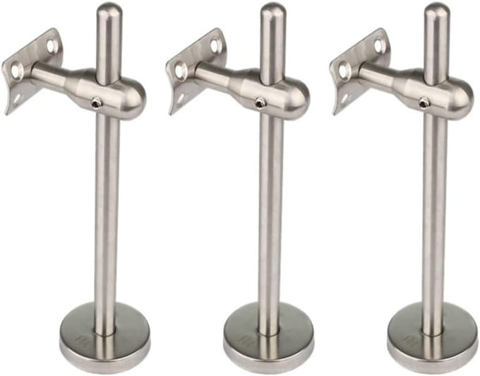 Leuningbeugel - Trapleuninghouder - Trappen Ondersteunen - Verstelbare Hoek - 250mm Lengte - Zilver