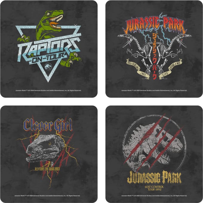 Jurassic Park Dino Coaster Set