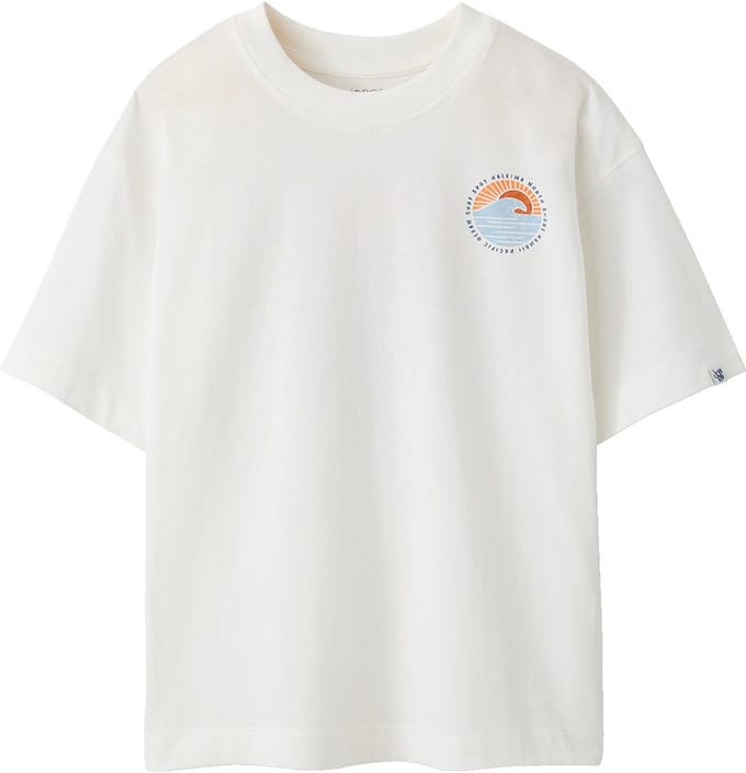 Jonen T-shirt met motief voor/achter, gewassen effect JONEN