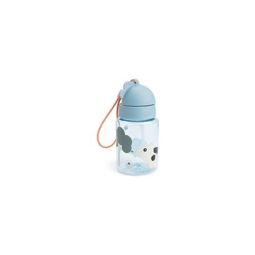 Done By Deer Drinkfles Met Rietje - Tiny Farm - Blue