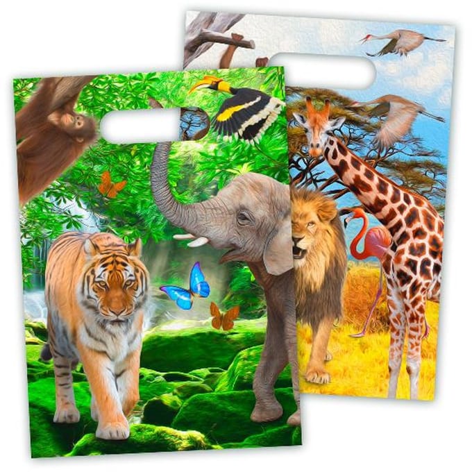 Folat BV Safari Handout Bags 8 pcs.
