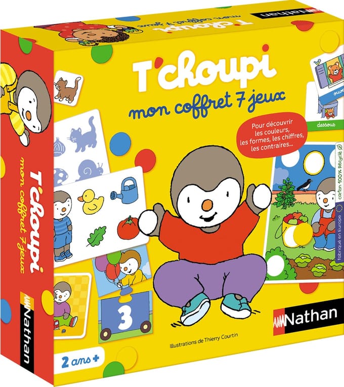 Nathan Mon coffret éducatif T'choupi