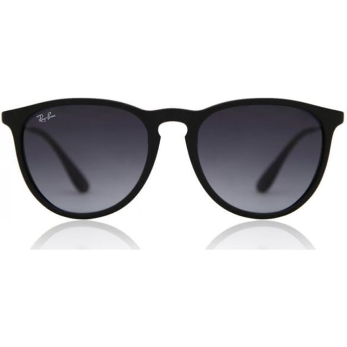 Ray Ban Rb4171 Erika 622 8g Dames Zonnebril Rubber Black/54 gray