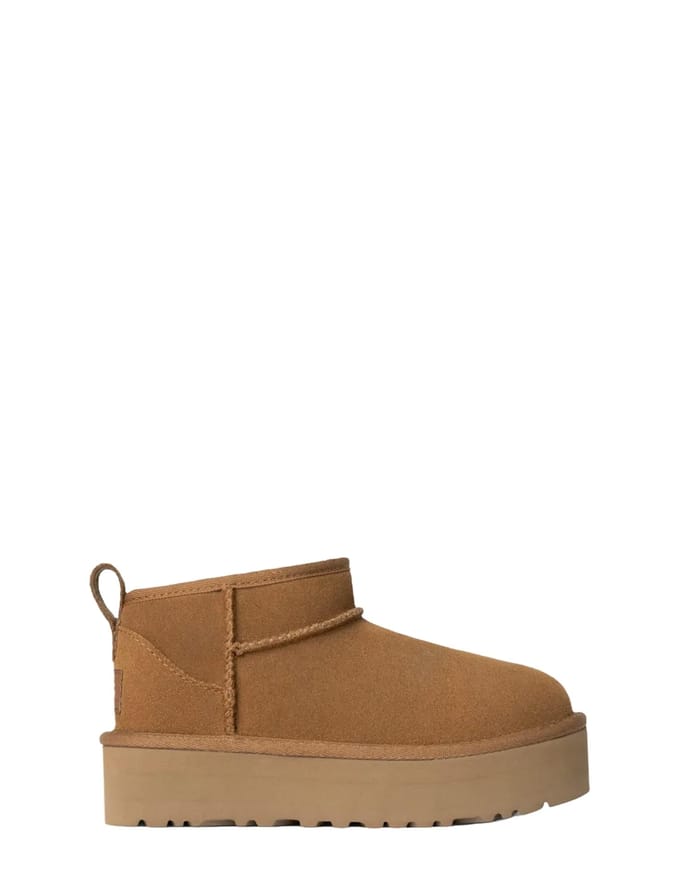 UGG Classic Ultra Mini Platform Boot - GS - Chestnut - Maat EU 37