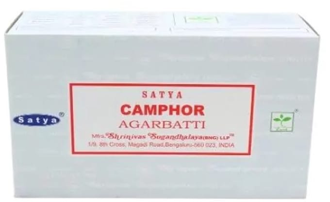 Satya - kamfer - camphor - wierook - doos 12 stuks