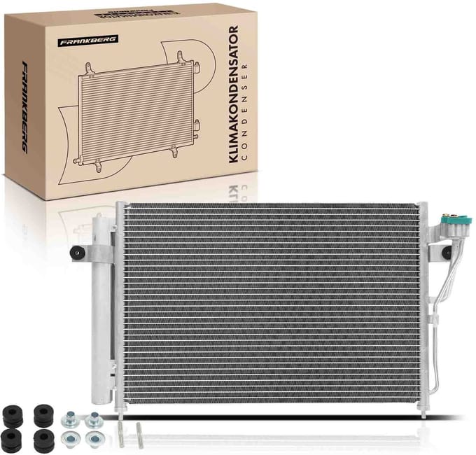 Frankberg 1x Condensator Airco voor Hyundai Getz TB 1.5L 2003-2009