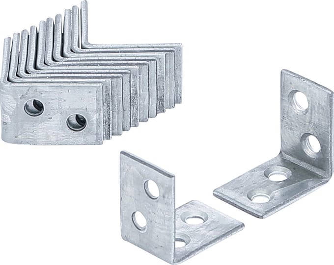 BGS Stoelhoekset 25 x 25 x 15 mm 12 delig