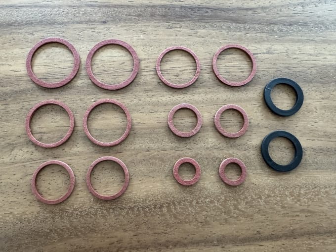 Bonfix fiberringen assortiment - 16 stuks