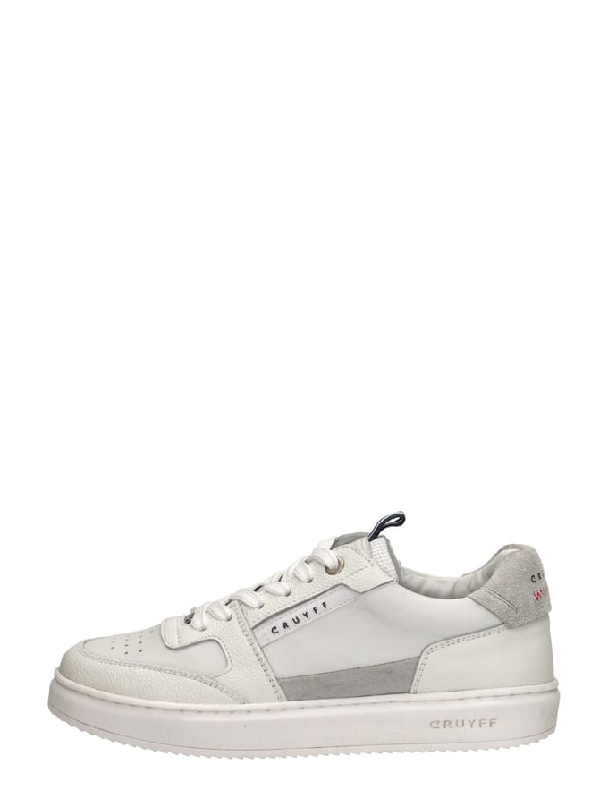 CRUYFF JUNIOR Endorsed Sneakers - Leren Sneaker - Jongens - Wit - Maat 35
