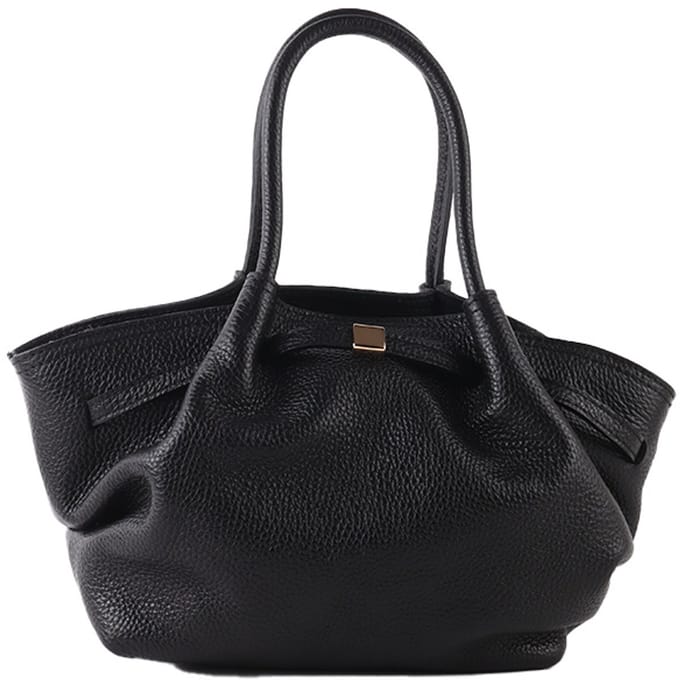 Giulino lederen handtas Joyce - Made in Italy - Dames - Zwart