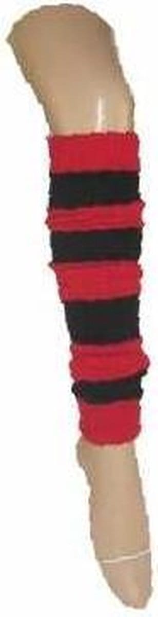 Beenwarmers zwart - rood