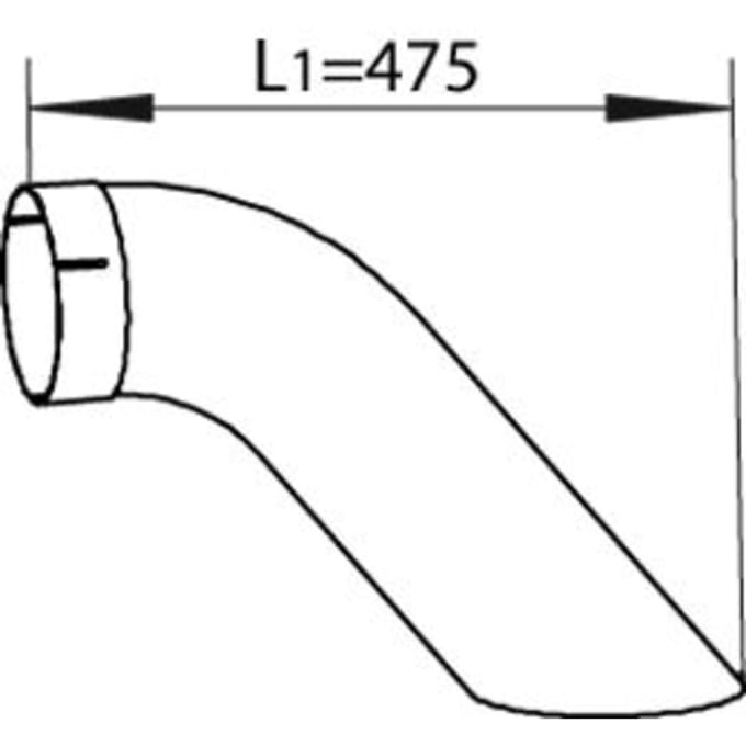 Uitlaatpijp DINEX54668