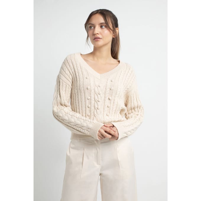 Josephine & Co Jasper Sweater Sand Taglia: XL | Maglioni a maglia Outlet | Donna | Marrone