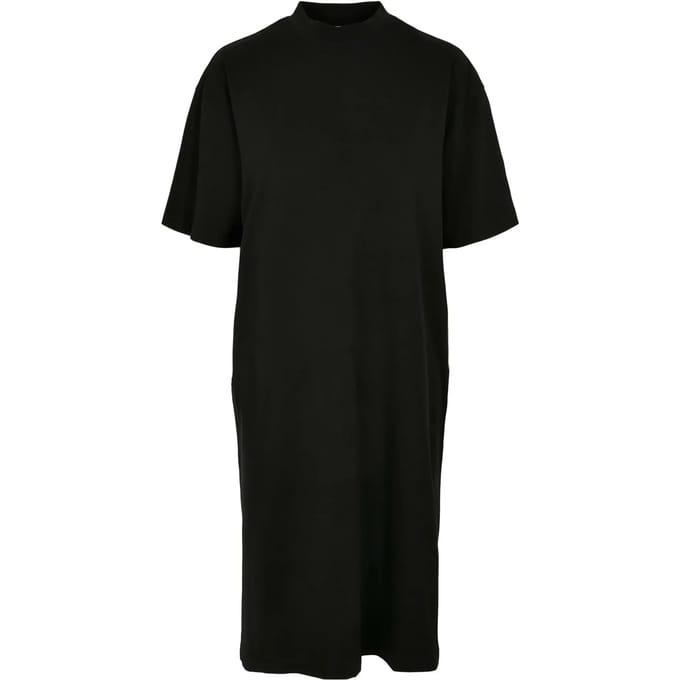 Urban Classics - Organic Oversized Tee Lange jurk - S - Zwart