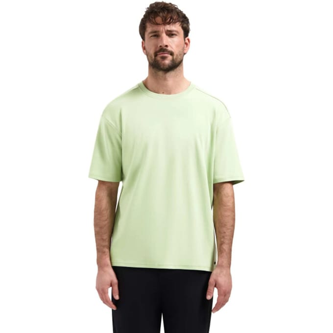 No Excess T-shirt crewneck solid heavy interl green