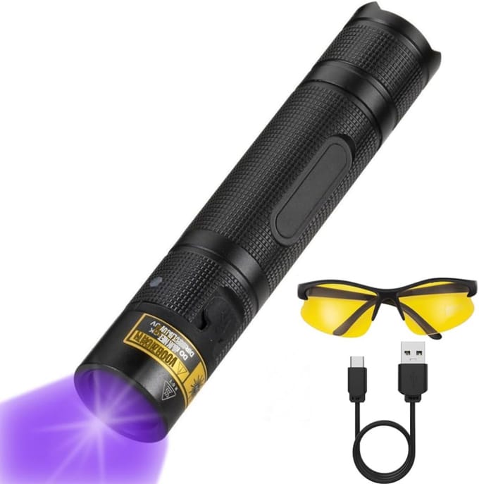 Aura® Laserpen - Laser - Pen - Paars - ‎19cm x 9cm x 6cm