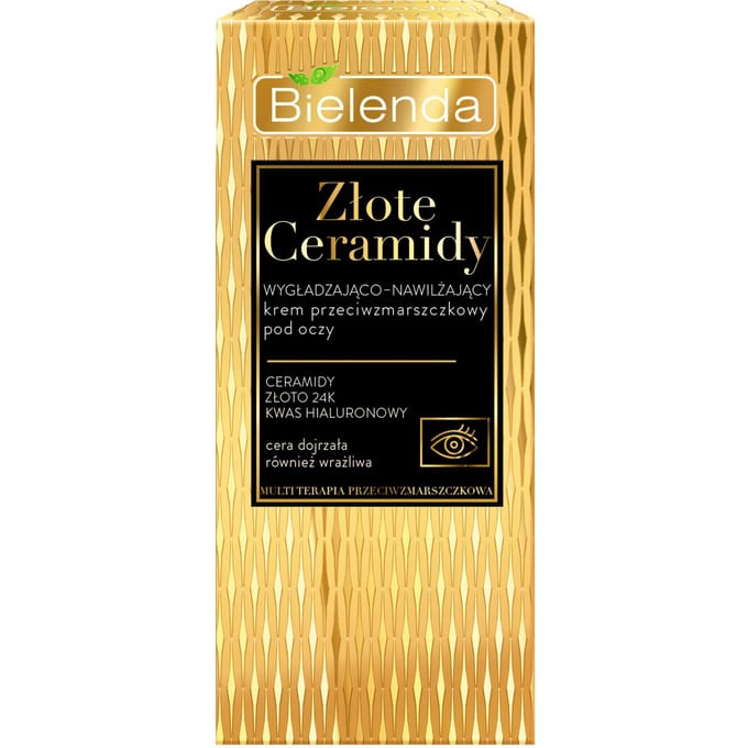 Golden Ceramides gladmakende en hydraterende anti-rimpel oogcrème 15ml