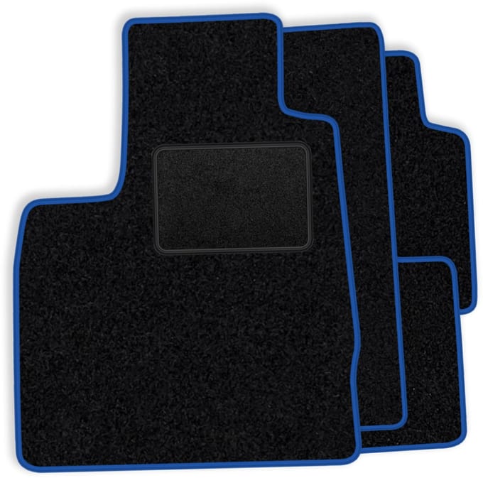Set veloursmatten geschikt voor Suzuki Ignis 2003-2011 - blauwe afwerking