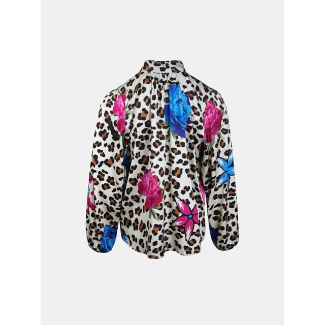 Mucho Gusto ® blouse innsbruck luipaard bloemenprint