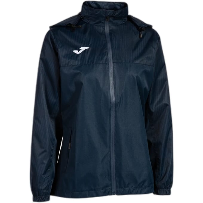 Vrouwelijke waterdichte zip-up jas met capuchon Joma Montreal
