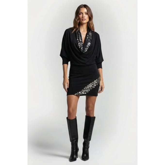 Isabel Marant Lazeli Dress Black Größe: 36 | Minikleider Outlet | Damen | Schwarz