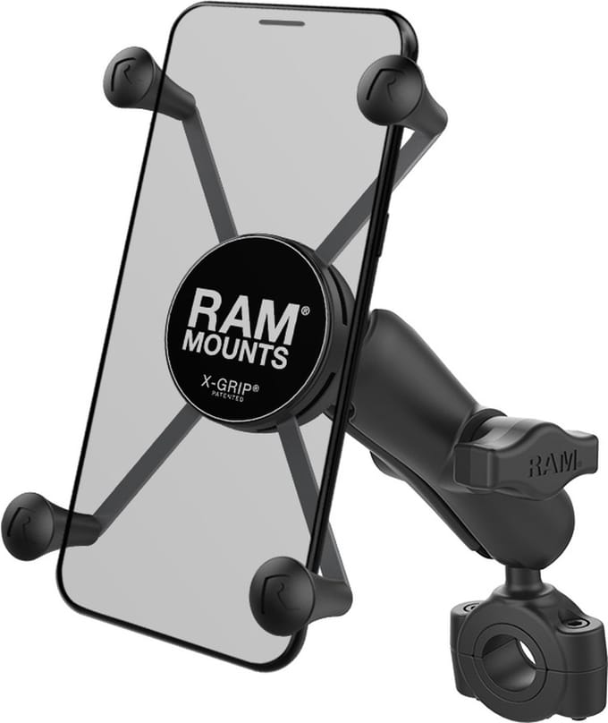 RAM Mounts Torque telefoonhouder fiets/motor/scooter - Universeel - Groot - Zwart