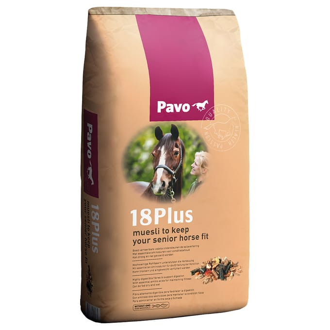 Pavo 18Plus Muesli - Paardenvoer-  15 kg