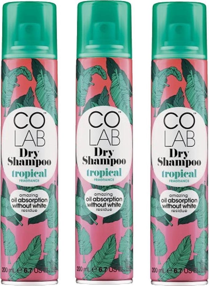 Colab - Droogshampoo Tropical, 200 ml - 3 pak