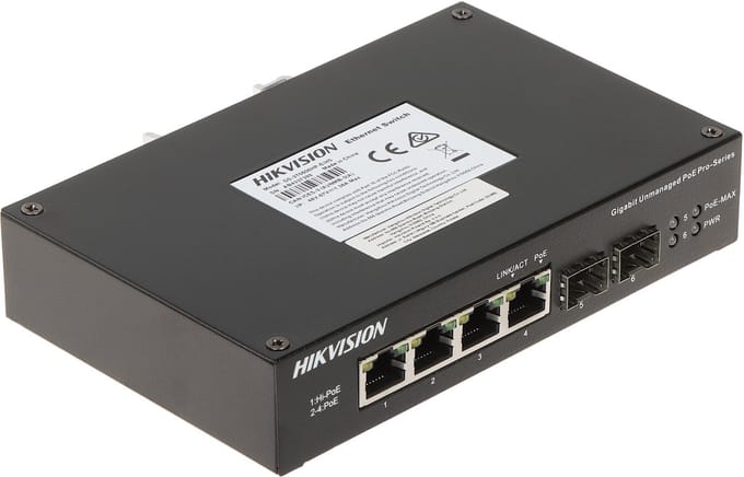 Hikvision DS-3T0506HP-E/HS - Netwerk Switch - Unmanaged - PoE