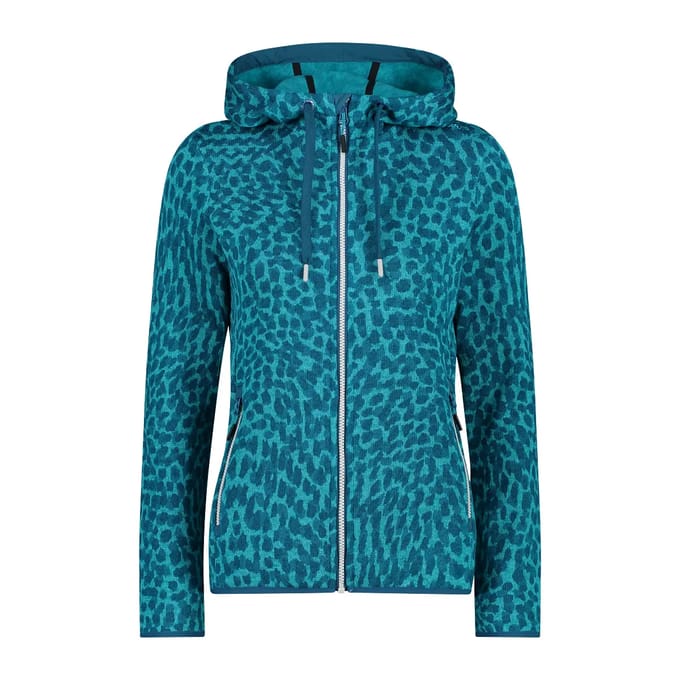 Dames fleece met vaste capuchon CMP